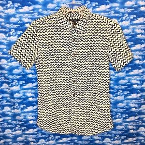 21 Men Patterned Short Sleeve Button Down